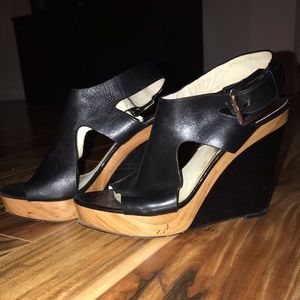 Michael Kors Black Josephine Wedge Sandel
